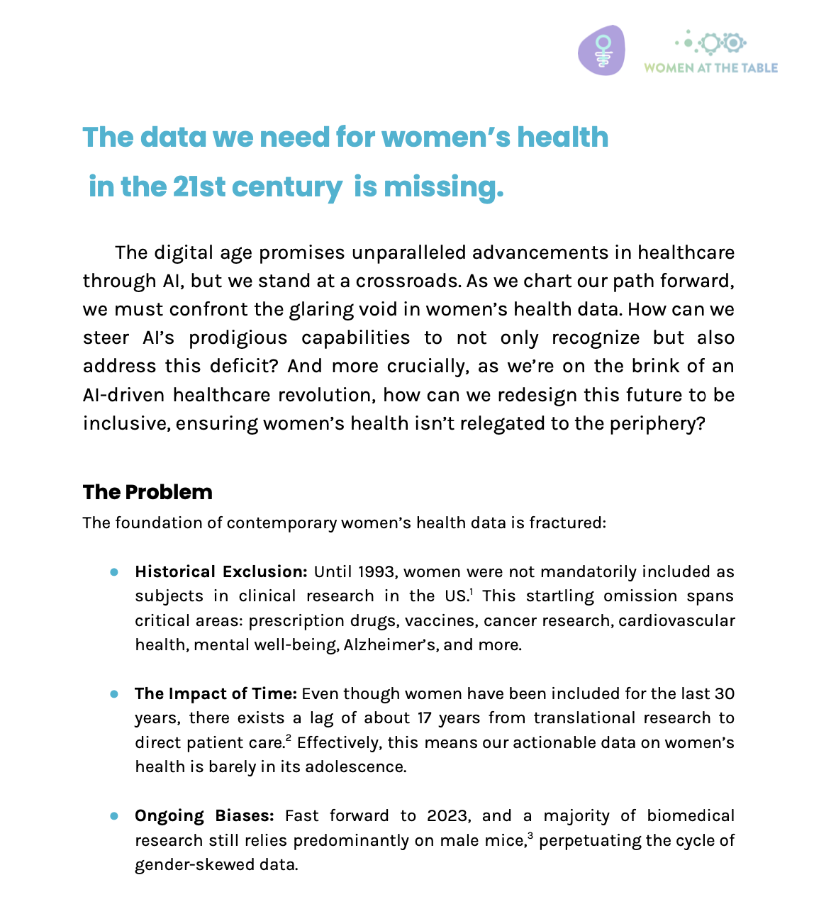 Gender Data Health Gap Femtechnology Summit 2023